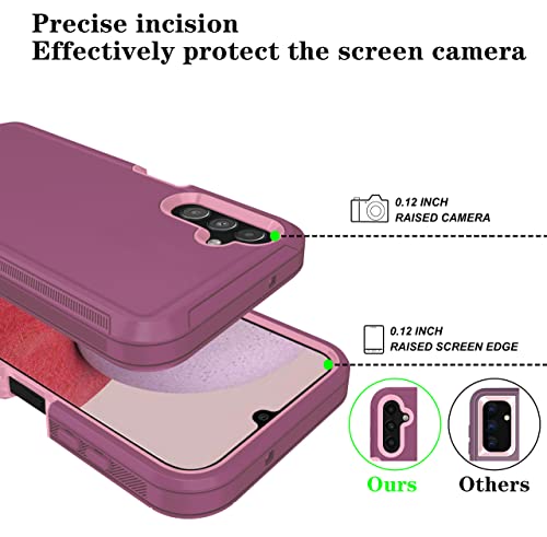 ONOLA 3-Layer Case & Screen Protector for Galaxy A14