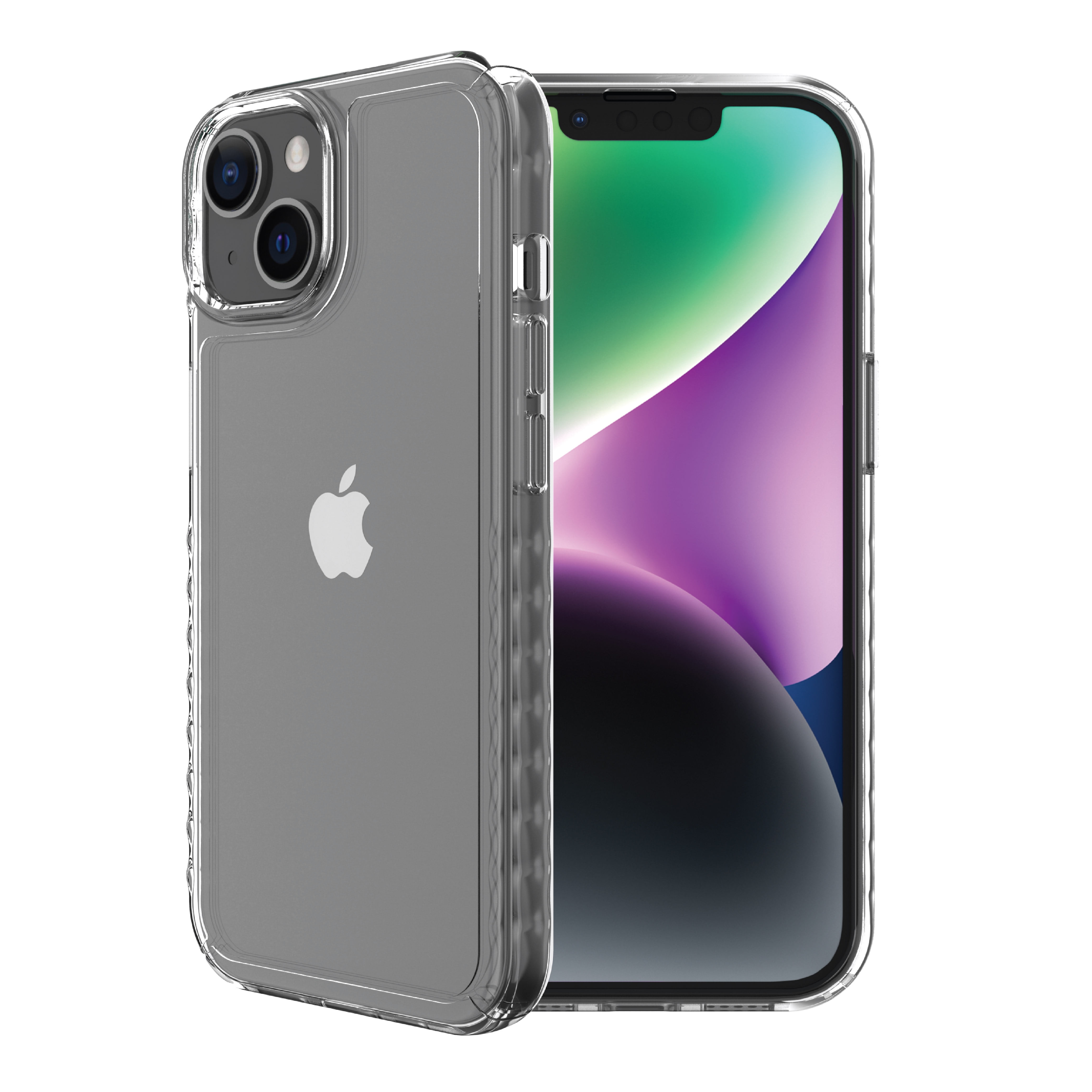 onn. Clear Gel Case for iPhone 14/13