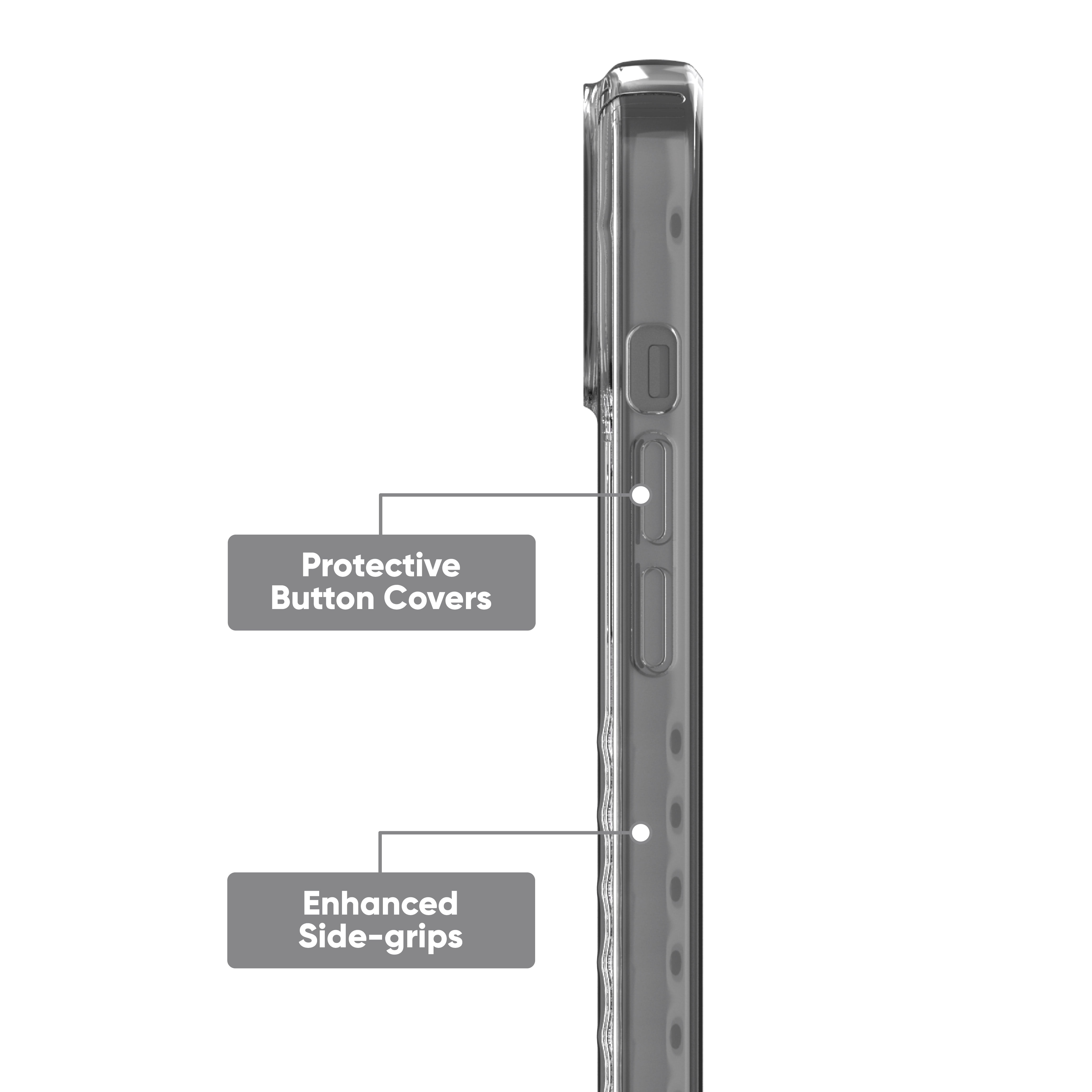 onn. Clear Gel Case for iPhone 14/13