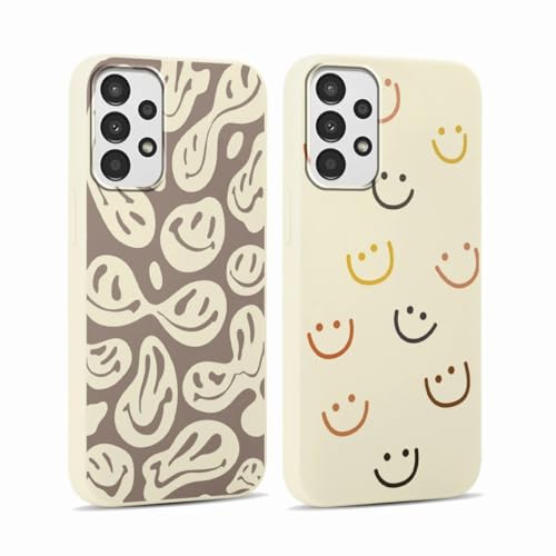 RUMDEY Smiley Face Case for Samsung Galaxy A13