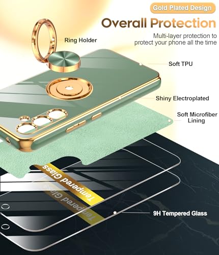 LeYi Samsung A54 5G Case with Screen Protector