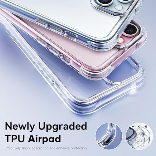 Mkeke Clear Case for iPhone 15 - Drop Protection