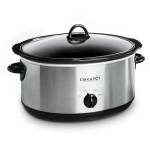 7 Quart Stainless Steel Oval Slow Cooker