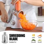 Geedel Rotary Cheese Grater and Vegetable Slicer