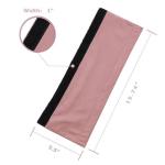 Set of 3 Velvet Refrigerator Handle Covers (Pink)