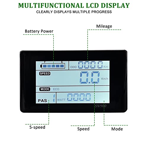 Ktaxon 1000W E-Bike Conversion Kit with LCD Display