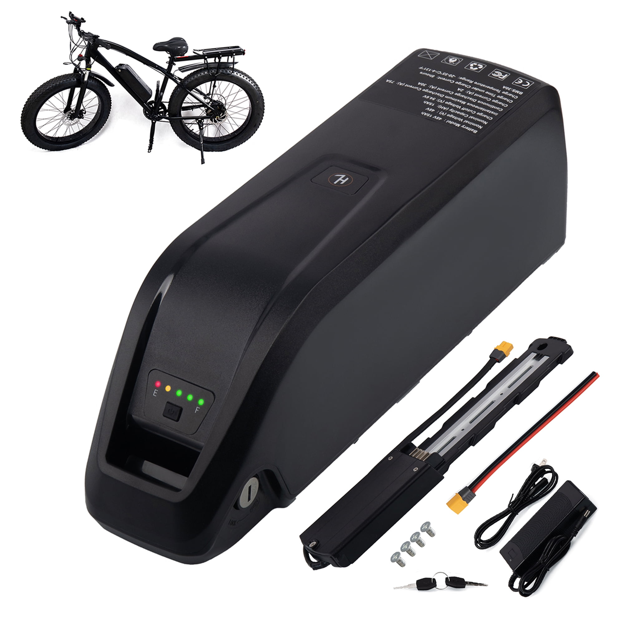 48V 15Ah Lithium Battery for 1500W eBike