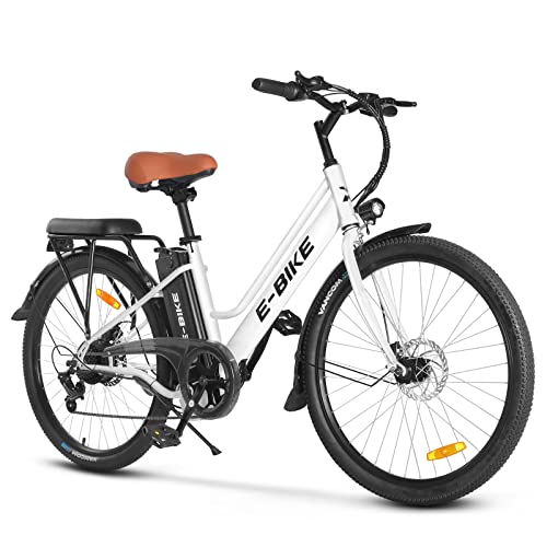 Axiniu 26'' Electric Commuter Bike with 500W Motor