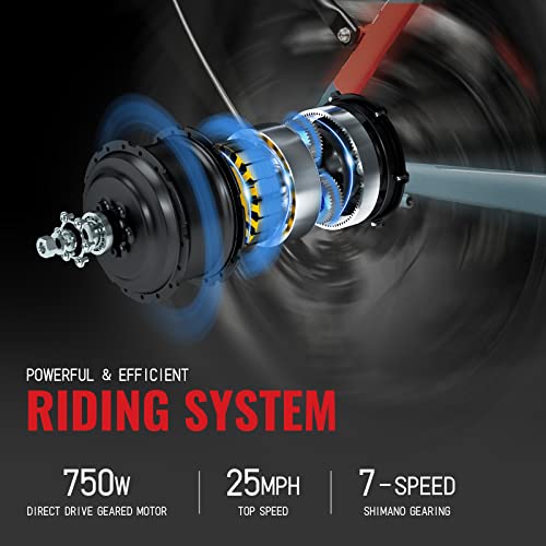 Hipeak Elias 750W Electric Folding Fat Tire Bike