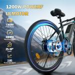 Setoh 26" 1200W Electric Mountain Bike for Adults