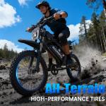 AONPO A20 Fat Tire Electric Bike 1500W 7-Speed