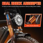 750W Electric Mountain Bike with Fat Tires