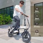 Foldable Electric Bike, 20 Mph, 500W Motor