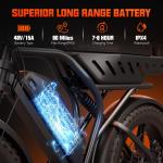 750W Electric Mountain Bike with Fat Tires