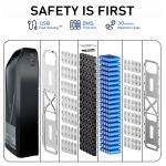 Setoh 26" 1200W Electric Mountain Bike for Adults