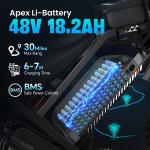 AONPO A20 Fat Tire Electric Bike 1500W 7-Speed