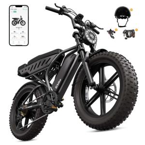 Adult Electric Fat Tire Mountain Bike, 1500W
