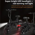 Foldable Electric Bike, 20 Mph, 500W Motor