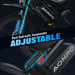 AONPO A20 Fat Tire Electric Bike 1500W 7-Speed