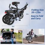 AOVOPRO EB60 Folding Electric Bike with Two Seats