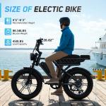 Adult Electric Fat Tire Mountain Bike, 1500W