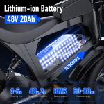 ZorixBike R8 1500W Electric Fat Tire Bike