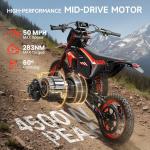 Powerful Electric Dirt Bike for Teens and Adults