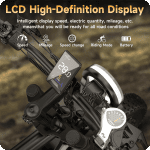 GlobalKeep 1500W Electric Mountain Bike with Fat Tires