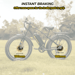 Skeri 26" Fat Tire Electric Bike, 500W Motor