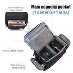 CADeN Compact Shoulder Bag for Nikon, Canon Cameras