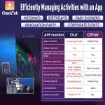 ZANOGI 360 Photo Booth with Remote & App