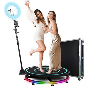 360 Photo Booth with Remote and Customization Options
