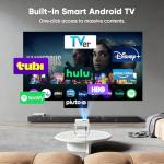 Smart Mini Projector with WiFi & Bluetooth