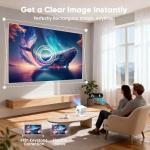 Smart Mini Projector with WiFi & Bluetooth