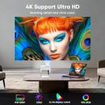 Smart Mini Projector with WiFi & Bluetooth