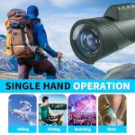 Compact 10X42 HD Monocular with Tripod & Holder