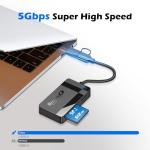 4 in 1 USB Card Reader for Multiple Formats