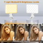 Rechargeable LED Selfie Light with 10 Brightness Levels
