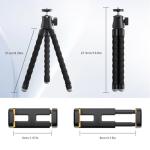 Flexible Phone Tripod with Wireless Remote Zoom