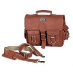 Vintage Leather Messenger Bag for All, 12 Inch