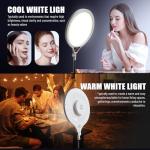 14" Adjustable Ring Light Tripod for Videos