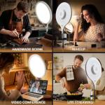 14" Adjustable Ring Light Tripod for Videos