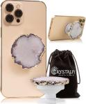 Crystalfy Rutilated Quartz Phone Grip & Kickstand