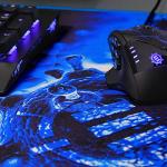 Extra Large Anti-Fray Gaming Mouse Pad - Blue