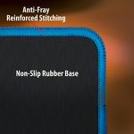 Extra Large Anti-Fray Gaming Mouse Pad - Blue