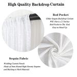 Glitter Sequin Photo Backdrop for Parties & Events