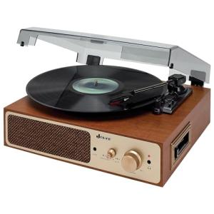 JENSEN Bluetooth Vinyl Record Player and Tape Deck