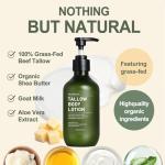 Organic Beef Tallow Lotion for Deep Hydration