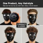 BlackMask Hair Clay for Men - Strong Hold Styling