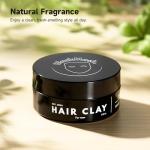 BlackMask Hair Clay for Men - Strong Hold Styling